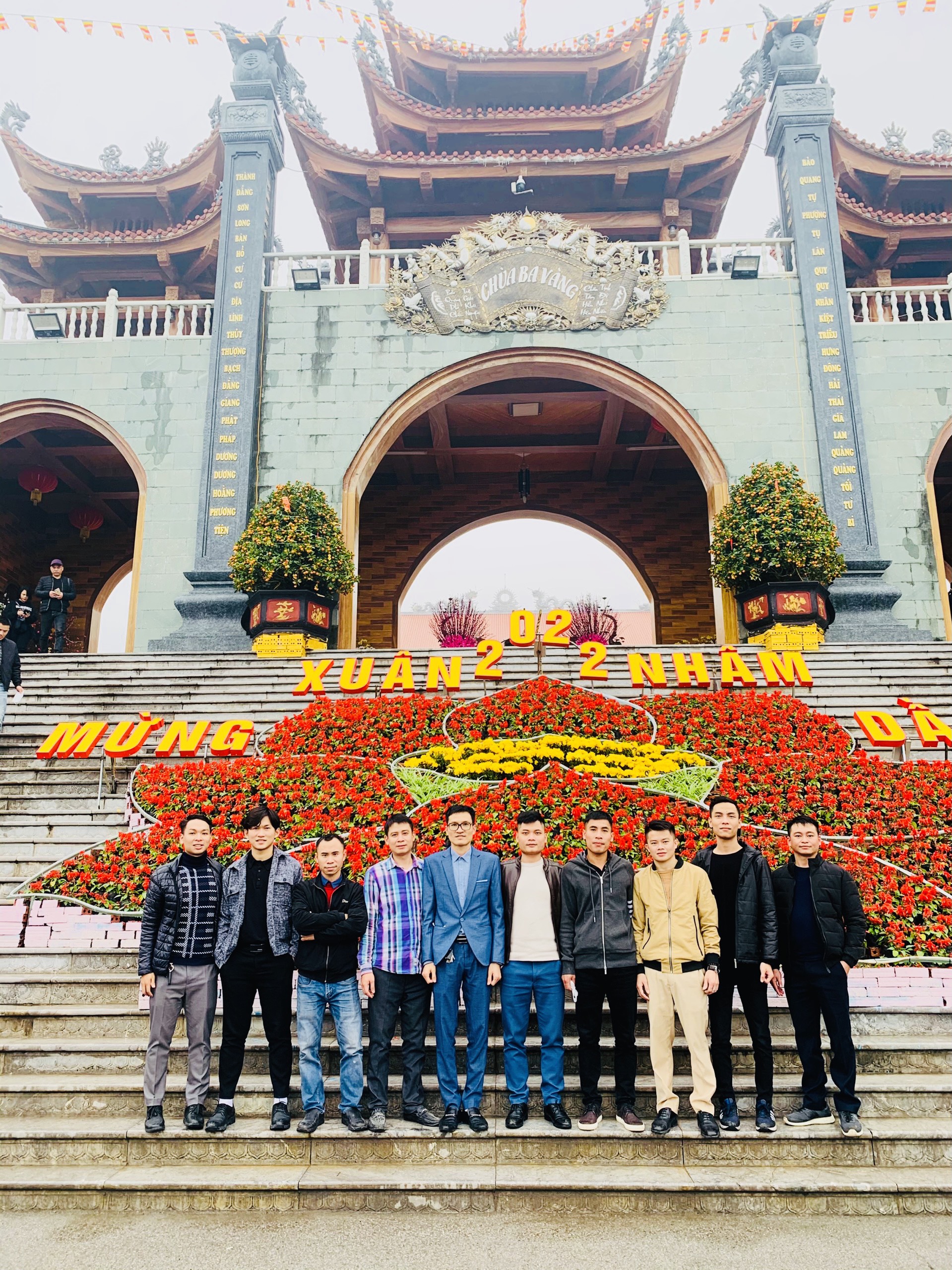 Công ty Thang Máy Thái Bình tổ chức du xuân lễ chùa đầu năm 2022