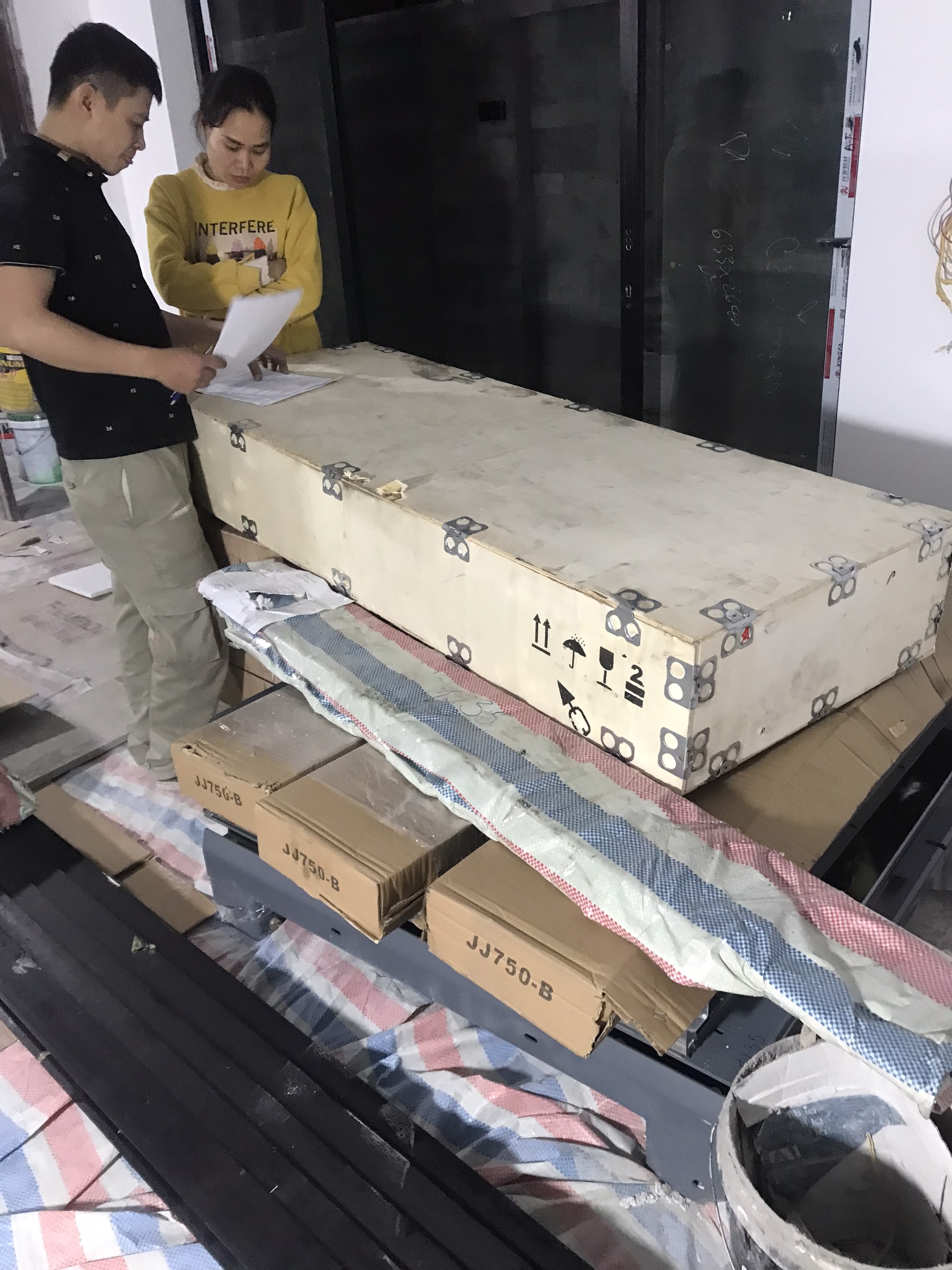 Lắp đặt thang máy cho công trình bà hằng tại Hải Phòng