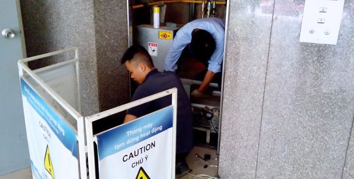 Thi công cải tạo thang máy cũ Hải Phòng