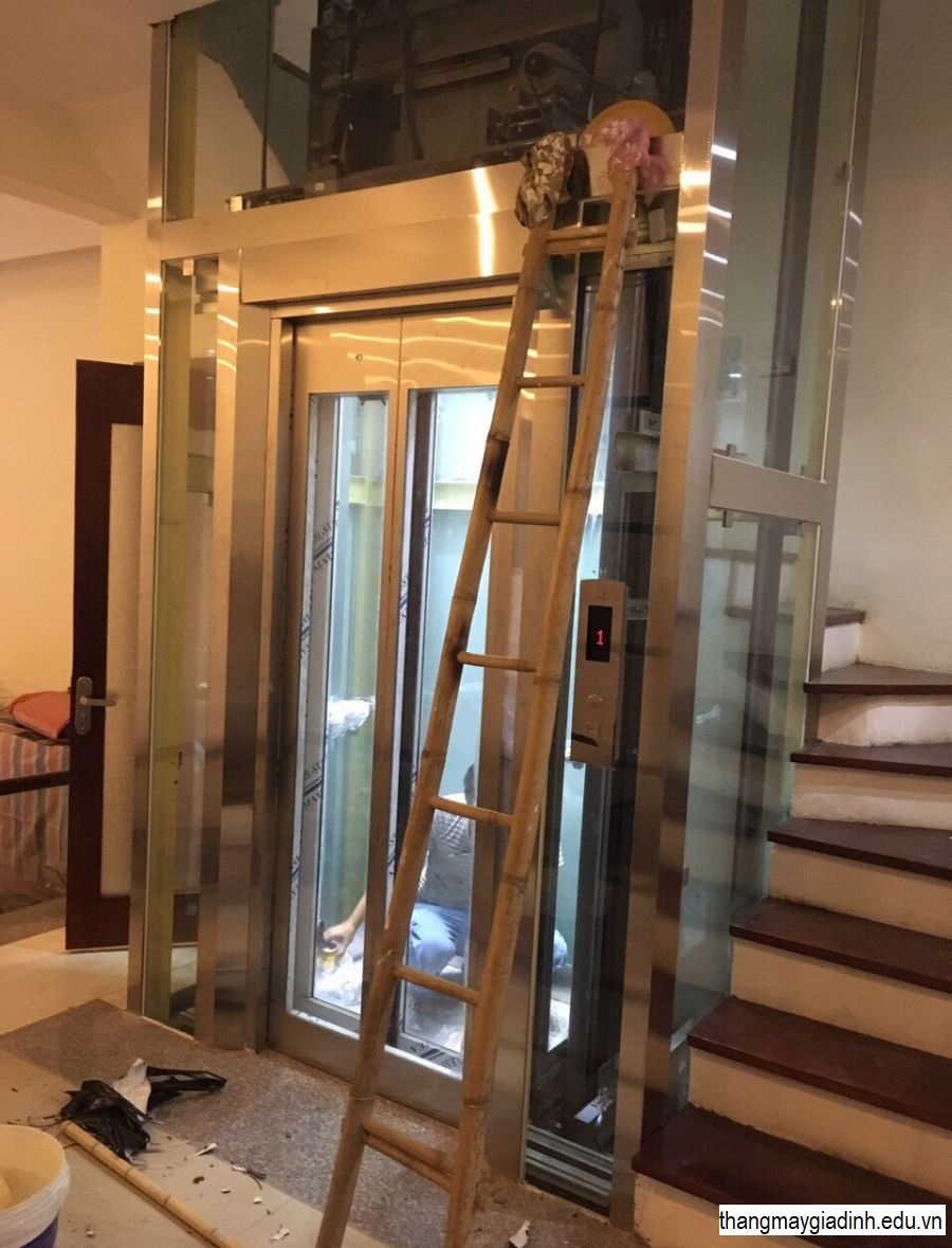 Quy trình lắp đặt thang máy cho nhà cải tạo tại Hải Dương