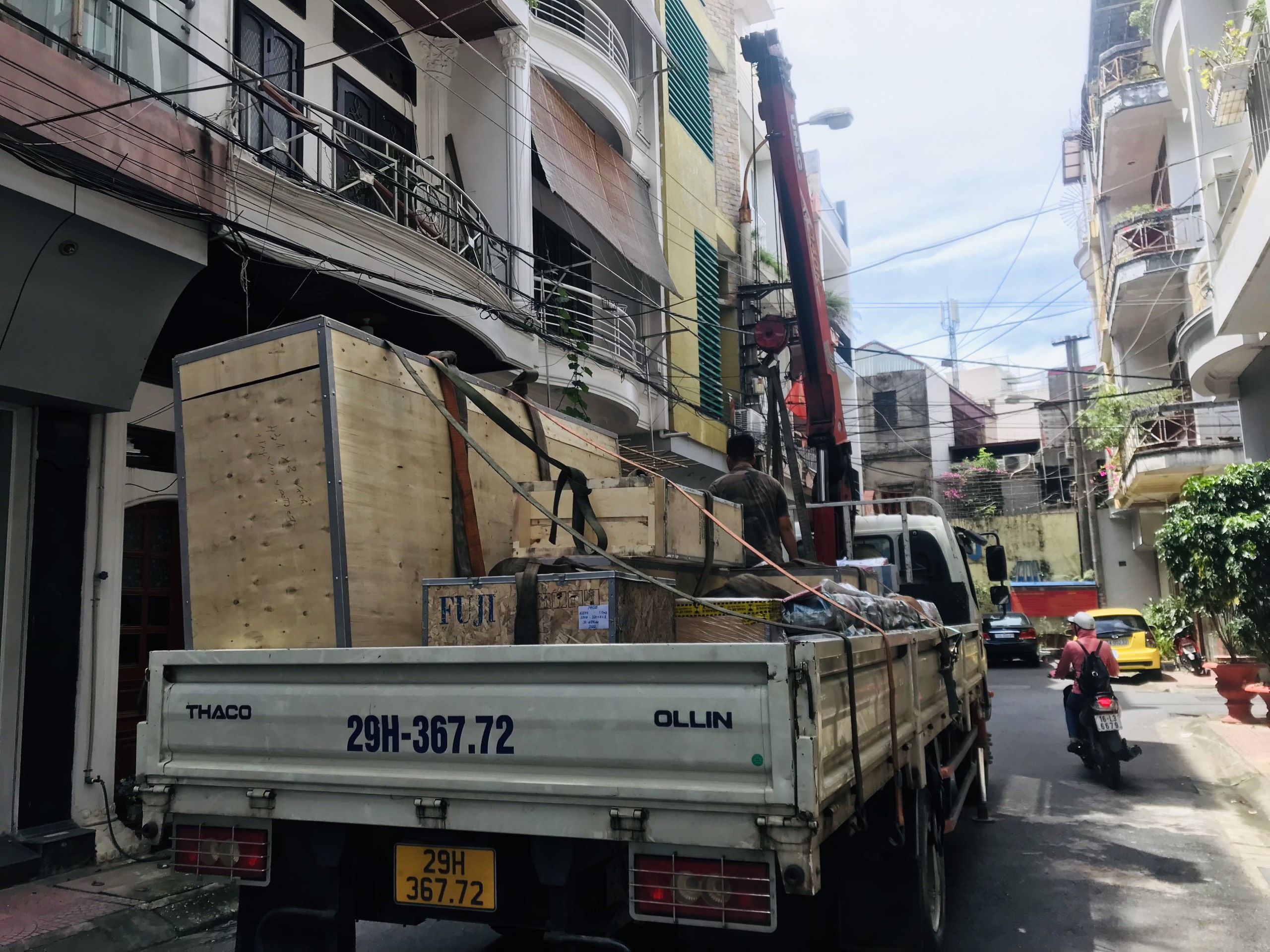 Cải tạo lắp thang máy trọn gói ctr Anh Cường - Tô Hiệu, Hải Phòng